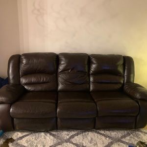 leather soda for 3seats